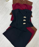 Conjunto premium tecido importado
