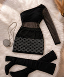 Conjunto moda balada direto da fábrica Bory+saia strass