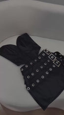 Conjunto couro